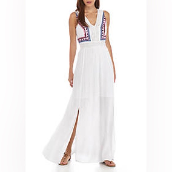 Spense Embroidered Gauzy lace Maxi Dress  romantic summer dress - Picture 4 of 10